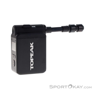 Topeak E-Booster Digital Minipumpe-Grau-One Size