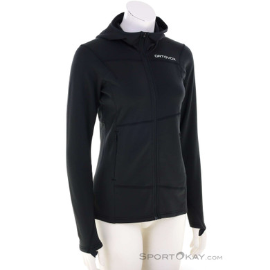 Ortovox Fleece Light Damen Sweater-Schwarz-M