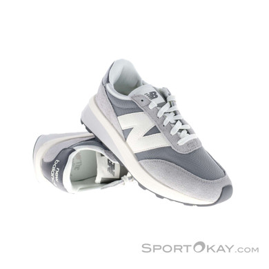 New Balance 370 Herren Freizeitschuhe-Grau-10