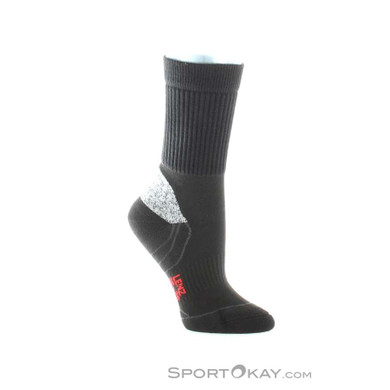 Lenz Trekking 1.0 - 2er Pack Wandersocken-Schwarz-39-41