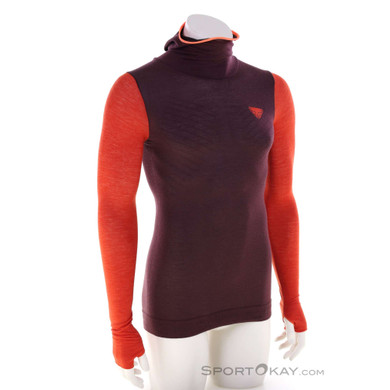 Dynafit Tigard Merino LS Herren Funktionsshirt-Rot-M