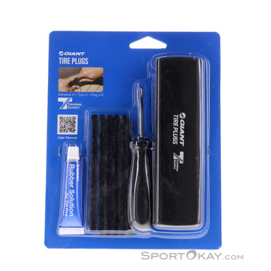 Giant MTB Tire Plugs Flickset-Schwarz-One Size