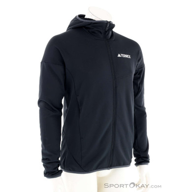 adidas Terrex Xperior Light Herren Fleecejacke-Schwarz-XL