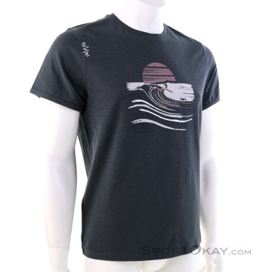 Chillaz Innsbruck Wave Herren T-Shirt-Dunkel-Grau-L