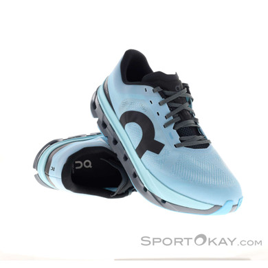 On Cloudflow 5 Herren Laufschuhe-Hell-Blau-10,5