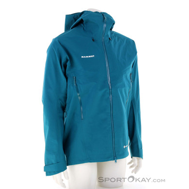 Mammut Crater IV HS Hooded Herren Outdoorjacke-Türkis-M