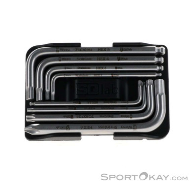 SQlab 9-teilig Multitool-Schwarz-One Size