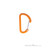 LACD Accessory Biner FS Materialkarabiner-Orange-One Size