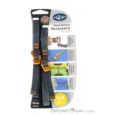 Sea to Summit Accessory Strap Hook Release 10mm/1m Zubehör-Orange-1