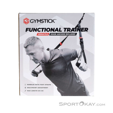 Gymstick Schlingentrainer Fitnessgerät-Schwarz-One Size