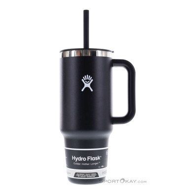 Hydro Flask 40oz Travel Tumbler 1182ml Thermobecher-Schwarz-One Size