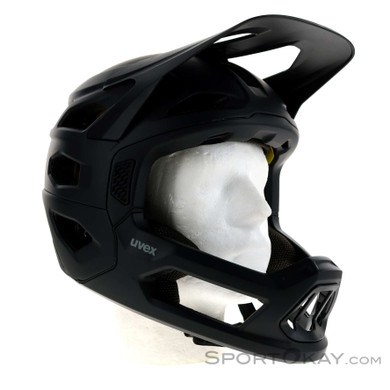 Uvex Revolt MIPS Fullface Helm abnehmbar-Schwarz-52-57