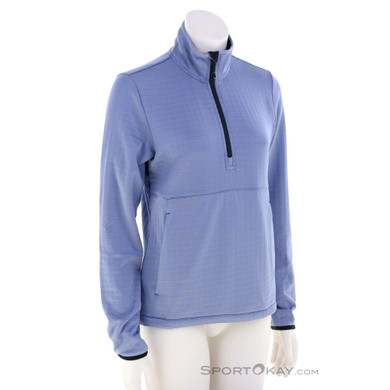 Picture Bake Grid Fleece Damen Sweater-Hell-Blau-M