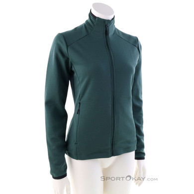 Löffler Mid Tech-Merino Damen Sweater-Grün-38