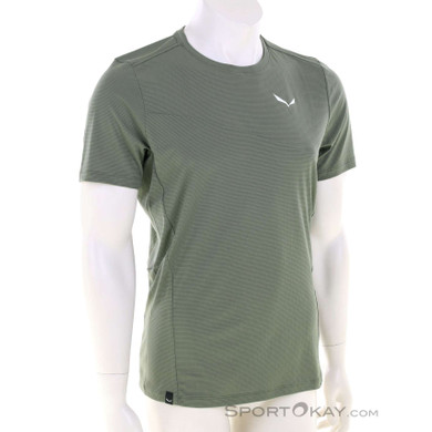 Salewa Puez Sporty Dry Herren Funktionsshirt-Grün-M