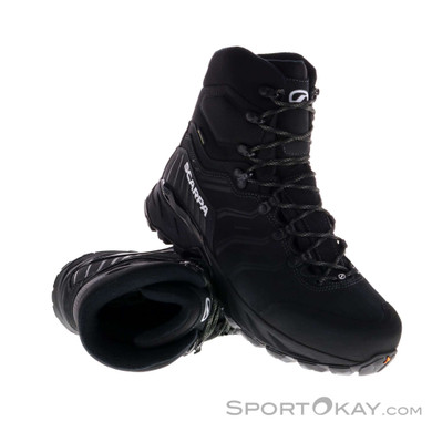 Scarpa Rush Polar GTX Herren Bergschuhe Gore-Tex-Schwarz-43,5