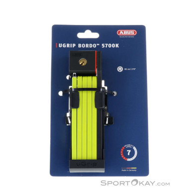 Abus uGrip Bordo 5700 + Halterung 80cm Fahrradschloss-Hell-Grün-One Size
