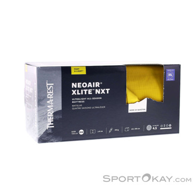 Therm-a-Rest Neo Air Xlite NXT Regular Wide 183x64cm Isomatte-Gelb-One Size