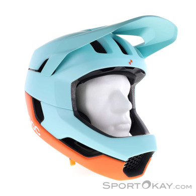 POC Otocon Race Mips Fullface Helm-Hell-Blau-M