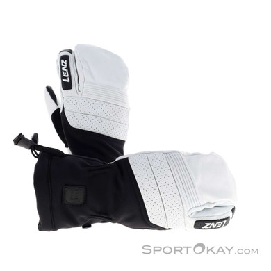 Lenz Think About Herren Skihandschuhe-Weiss-L