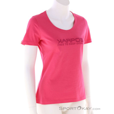 Karpos Loma Cotton Damen T-Shirt-Pink-Rosa-M