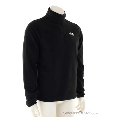 The North Face Glacier Fleece Herren Sweater-Schwarz-M