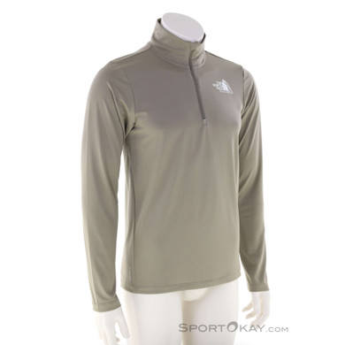 The North Face 24/7 1/4 Zip Graphic Herren Shirt-Beige-XXL