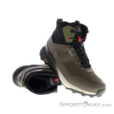 Dolomite Nibelia High GTX Herren Wanderschuhe Gore-Tex-Oliv-Dunkelgrün-9,5