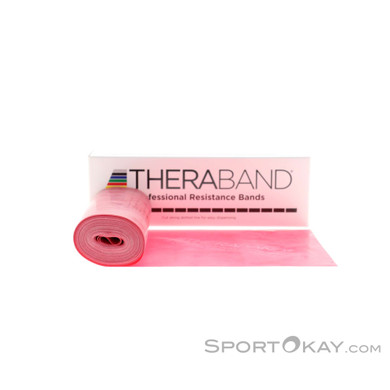 Thera Band 5,5m Fitnessband-Rot-One Size