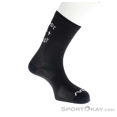 Northwave Ride Fast Die Last Bikesocken-Schwarz-M