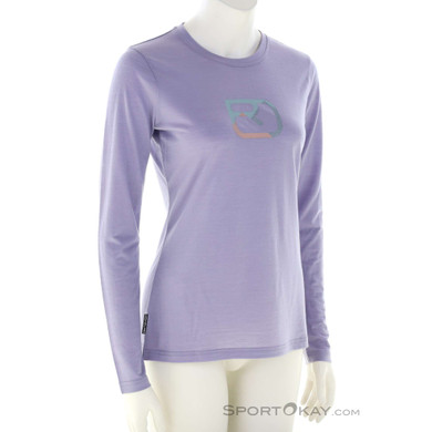 Ortovox 150 Cool MTN Silhouette Damen Shirt-Lila-M