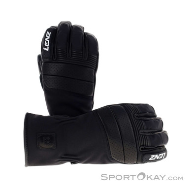 Lenz Think About Herren Skihandschuhe-Schwarz-M