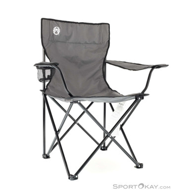 Coleman Quad Steel Campingstuhl-Dunkel-Grau-One Size