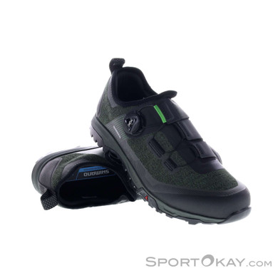 Shimano SH-ET701 E-Bike Herren MTB Schuhe-Grün-45