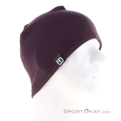 Ortovox Fleece Grid Mütze-Lila-One Size
