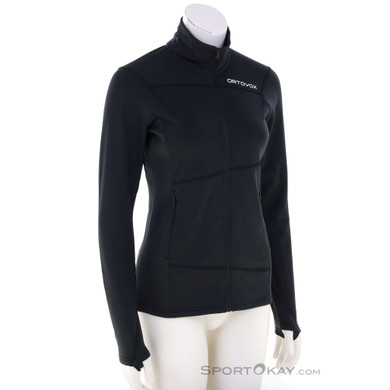 Ortovox Fleece Light Damen Sweater-Schwarz-M