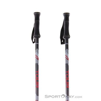 SportOkay.com Tour 2S 110-140cm Tourenstöcke-Schwarz-110-140