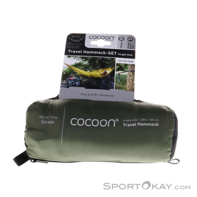 Cocoon Travel Hammock SET Hängematte-Oliv-Dunkelgrün-One Size