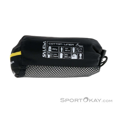 Salewa Cotton Liner Hüttenschlafsack/Inlett-Weiss-One Size