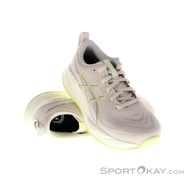 Asics Gel-Cumulus 27 Damen Laufschuhe-Beige-8,5