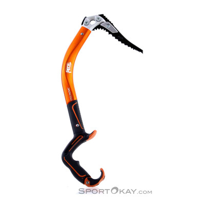 Petzl Ergonomic Eisgerät mit Hammer-Orange-One Size