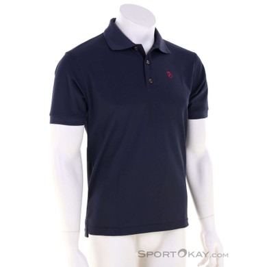 Fjällräven Crowley Pique Herren T-Shirt-Dunkel-Blau-L