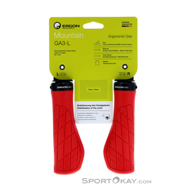 Ergon GA3 Griffe-Rot-L