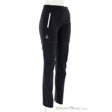Löffler Zip-Off Trekking Tapered Csl Damen Outdoorhose-Schwarz-38