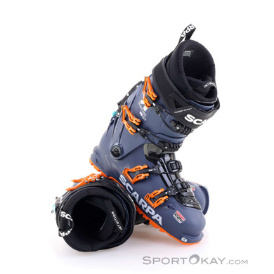 Scarpa 4-Quattro GT Herren Tourenschuhe-Dunkel-Blau-28