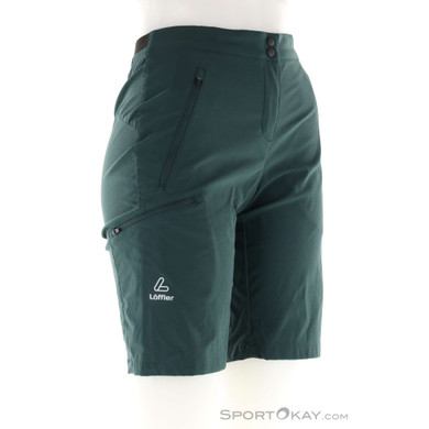 Löffler Trekking Csl Damen Outdoorshort-Grün-38