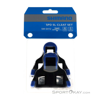 Shimano SM-SH12 2° Pedal Cleats-Schwarz-One Size