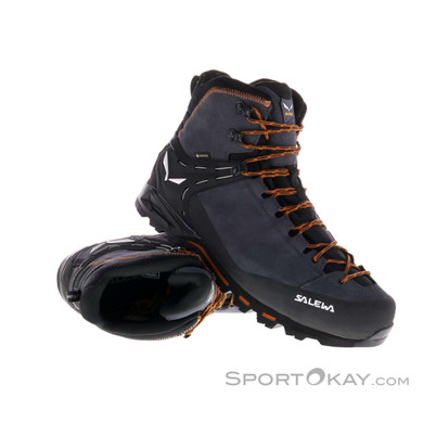Salewa MTN Trainer Classic Mid GTX Herren Wanderschuhe Gore-Tex-Dunkel-Grau-10