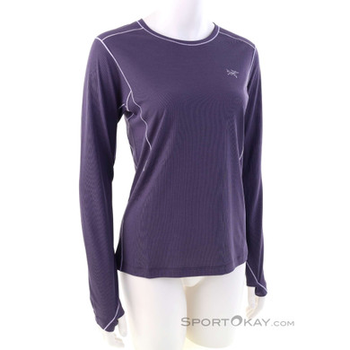 Arcteryx Sunna Crew LS Damen Shirt-Lila-S