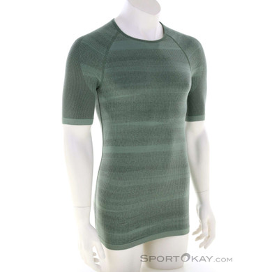 Löffler S/S Transtex Hybrid Herren Funktionsshirt-Oliv-Dunkelgrün-50-52